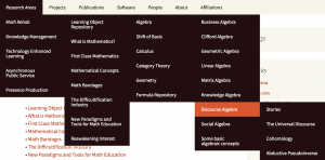 Discourse Algebra